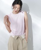 【ナノ ユニバース/nano universe】のAnti Soaked 汗染み防止カラフルノースリTシャツ L.ピンク1|ID:prp329100004537728