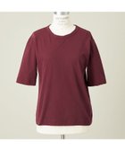 【ユナイテッドアローズ/UNITED ARROWS】のconte クルーネック Tシャツ 人気、トレンドファッション・服の通販 founy(ファニー) ファッション Fashion レディースファッション WOMEN トップス・カットソー Tops/Tshirt シャツ/ブラウス Shirts/Blouses ロング / Tシャツ T-Shirts シンプル Simple スリーブ Sleeve ハーフ Half thumbnail WINE|ID: prp329100004537736 ipo3291000000032293050