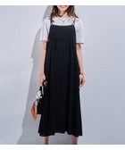 【インディヴィ/INDIVI】の【洗える/凹凸素材】シャーリング調素材キャミワンピース ブラック|ID: prp329100004537746 ipo3291000000032624011