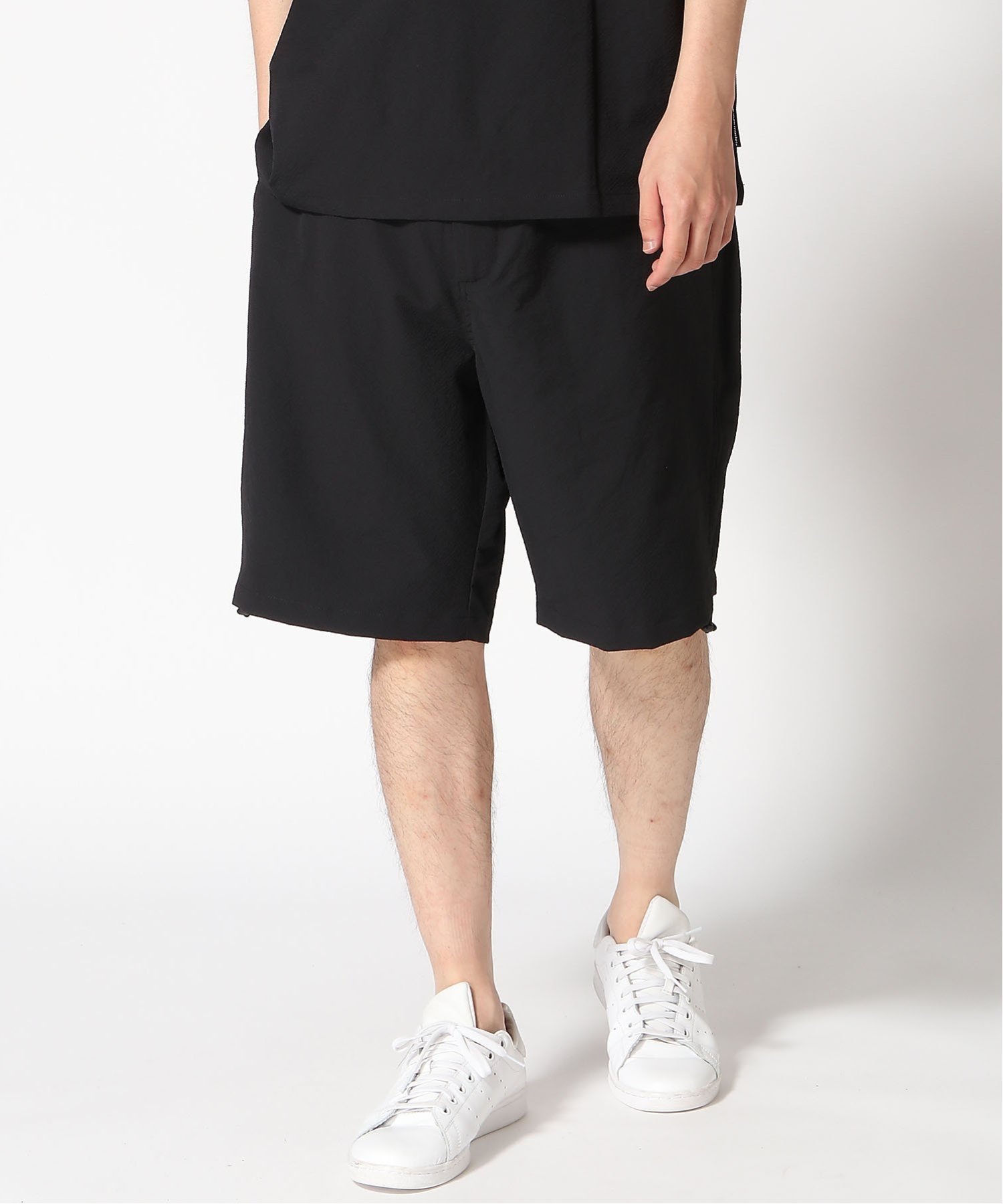 【ジムマスター/gym master / MEN】のgym master/ULGRIDシアサッカードローコードショーツ インテリア・キッズ・メンズ・レディースファッション・服の通販 founy(ファニー) 　ファッション　Fashion　メンズファッション　MEN　クラシカル　Classical　ショート　Short　スポーツ　Sports　セットアップ　Set Up　ドローコード　Draw Cord　ポケット　Pocket　メッシュ　Mesh　軽量　Lightweight　ブラック|ID: prp329100004537753 ipo3291000000032065155