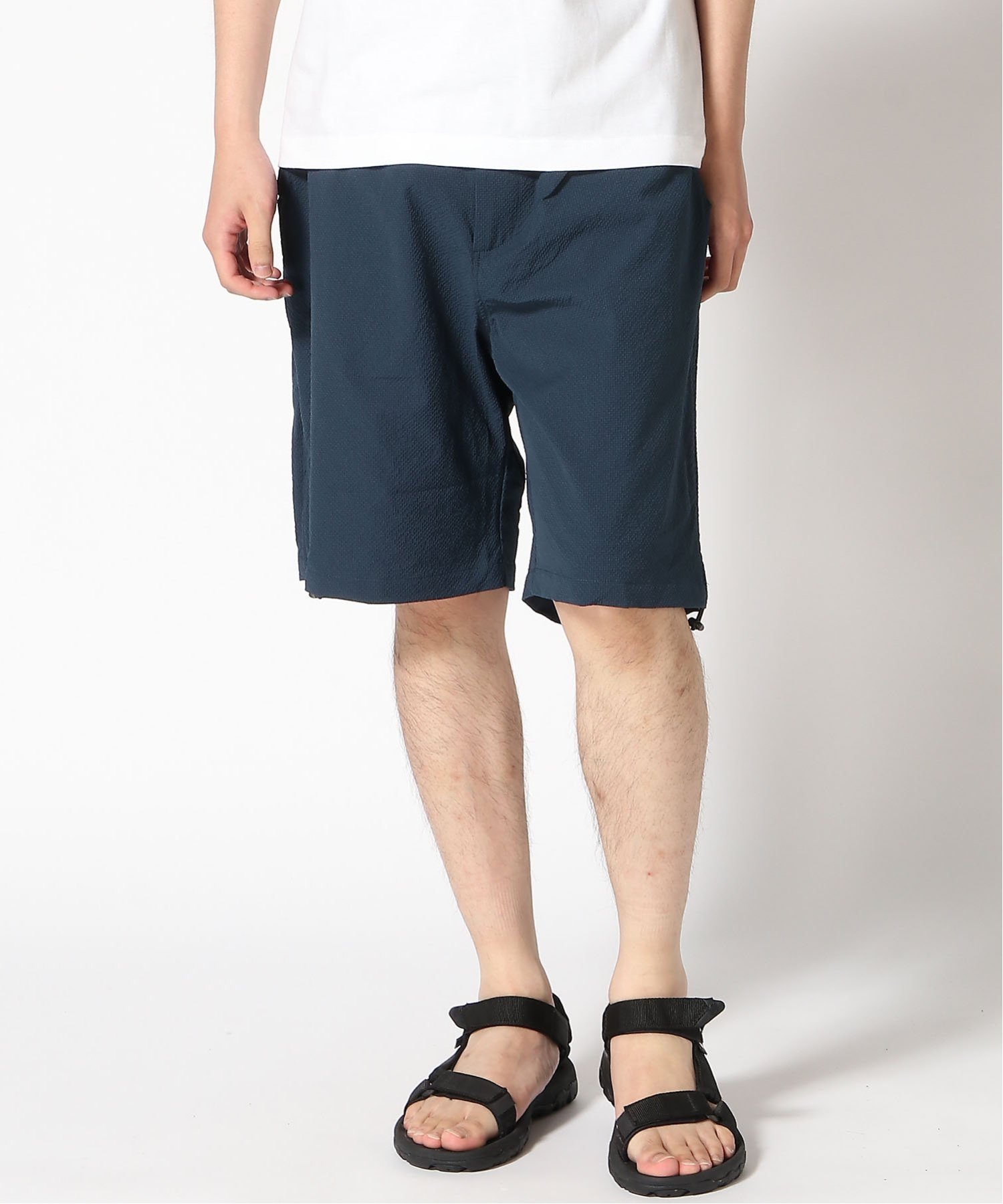 【ジムマスター/gym master / MEN】のgym master/ULGRIDシアサッカードローコードショーツ インテリア・キッズ・メンズ・レディースファッション・服の通販 founy(ファニー) 　ファッション　Fashion　メンズファッション　Men's Style Online　クラシカル　Classical　ショート　Short　スポーツ　Sports　セットアップ　Set Up　ドローコード　Draw Cord　ポケット　Pocket　メッシュ　Mesh　軽量　Lightweight　ネイビー|ID: prp329100004537753 ipo3291000000032652400