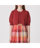 【ブルーレーベル クレストブリッジ/BLUE LABEL CRESTBRIDGE】の【美人百花コラボ】ショートカーディガン 人気、トレンドファッション・服の通販 founy(ファニー) ファッション Fashion レディースファッション Fashion for Women トップス・カットソー Cut & Sew Tops カーディガン・羽織り Layered Style Cardigans おすすめ Recommended / Our Picks カーディガン Cardigan, Knitwear コラボ Collaboration, Collab ショート Short, Short Length スリーブ Sleeve, Long Sleeve / Short Sleeve フロント Front, Front Design thumbnail レッド|ID: prp329100004537759 ipo3291000000033024223