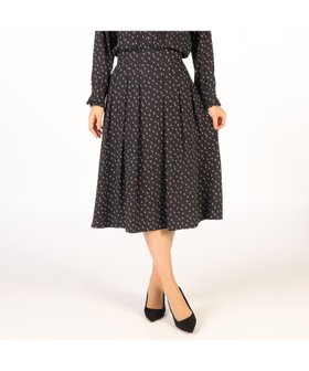 【スキャパ/SCAPA】のメタモルドットプリントスカート 人気、トレンドファッション・服の通販 founy(ファニー) ファッション Fashion レディースファッション WOMEN スカート Skirt ドット Dot ドレープ Drape フェミニン Feminine フレア Flare プリント Print プリーツ Pleats |ID:prp329100004537764