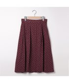 【スキャパ/SCAPA】のメタモルドットプリントスカート レッド|ID: prp329100004537764 ipo3291000000032387106