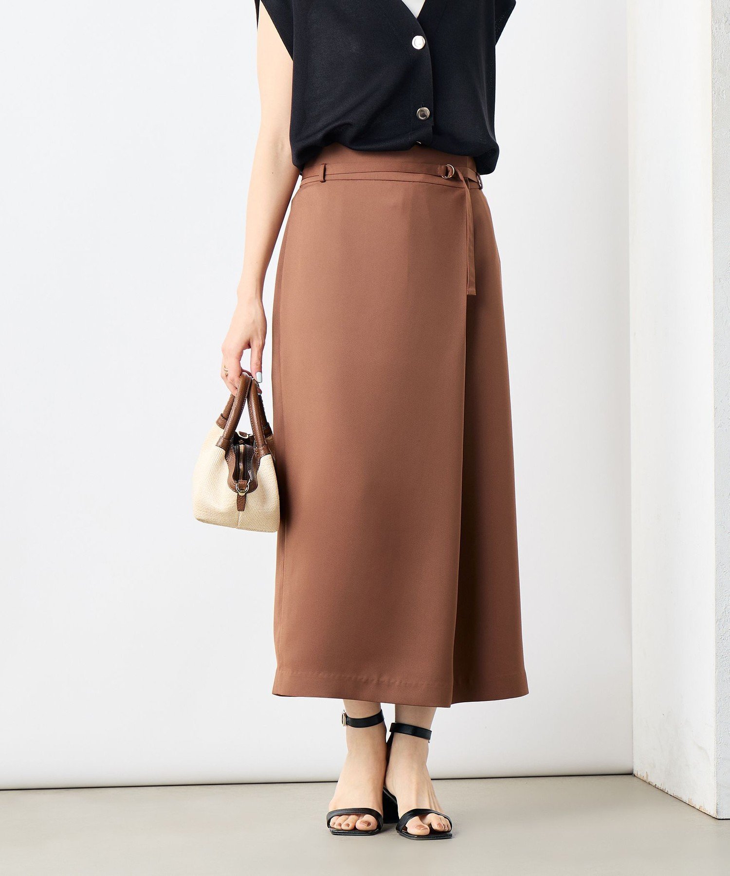 【ノーリーズ/NOLLEY'S】のウォッシャブル片タック タイトミディスカート 人気、トレンドファッション・服の通販 founy(ファニー) 　ファッション　Fashion　レディースファッション　WOMEN　スカート　Skirt　2025年　2025　2025春夏・S/S　Ss,Spring/Summer,2025　おすすめ　Recommend　ウォッシャブル　Washable　サンダル　Sandals　フラット　Flat　ラップ　Wrap　夏　Summer　春　Spring　S/S・春夏　Ss・Spring/Summer　ビジネス 仕事 通勤　Business　 other-1|ID: prp329100004537769 ipo3291000000032065224