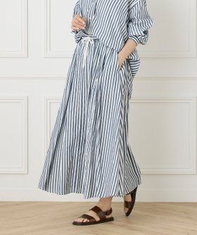【イッツインターナショナル/I.T.'S. international】のドローコードギャザースカート 人気、トレンドファッション・服の通販 founy(ファニー) ファッション Fashion レディースファッション WOMEN スカート Skirt ギャザー Gather シルキー Silky ストライプ Stripe ドレープ Drape パターン Pattern ペチコート Petticoat エレガント 上品 Elegant |ID:prp329100004537774