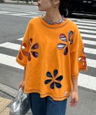 【チャオパニックティピー/CIAOPANIC TYPY】の【HELLO.SANFRANCISCO】フラワーカットビッグTEE オレンジ|ID: prp329100004537800 ipo3291000000032657725