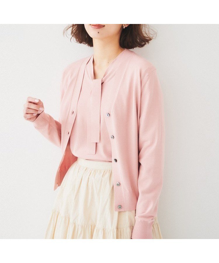 【アンタイトル/UNTITLED】の【アンサンブル可能】配色Vネックカーディガン 人気、トレンドファッション・服の通販 founy(ファニー) 　ファッション　Fashion　レディースファッション　WOMEN　トップス・カットソー　Tops/Tshirt　カーディガン　Cardigans　アンサンブル　Knit Ensemble　Vネック　V-Neck　おすすめ　Recommend　アンサンブル　Ensemble　インナー　Inner　カーディガン　Cardigan　コンパクト　Compact　シンプル　Simple　ジャケット　Jacket　ストレッチ　Stretch　マニッシュ　Mannish　ワイド　Wide　定番　Standard　 other-1|ID: prp329100004537827 ipo3291000000032065548