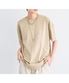 【バンヤードストーム/BARNYARDSTORM】のGIZAコットンTシャツ 汗染み軽減 人気、トレンドファッション・服の通販 founy(ファニー) ファッション Fashion レディースファッション WOMEN トップス・カットソー Tops/Tshirt シャツ/ブラウス Shirts/Blouses ロング / Tシャツ T-Shirts おすすめ Recommend インナー Inner カットソー Cut And Sew デニム Denim ボトム Bottom リネン Linen ビジネス 仕事 通勤 Business 春 Spring thumbnail ベージュ55|ID: prp329100004537832 ipo3291000000032065579