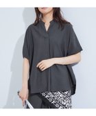 【インディヴィ/INDIVI】の【洗える/UVケア/SETUP可能】スキッパードルマンブラウス 人気、トレンドファッション・服の通販 founy(ファニー) ファッション Fashion レディースファッション Fashion for Women トップス・カットソー Cut & Sew Tops シャツ・ブラウス・オフィスカジュアル Elegant Blouses & Button-Ups とろみ Fluid, Flowy Fabric シルク Silk, 100% Silk シンプル Simple, Minimal スキッパー Skipper, Open Collar セットアップ Set-Up, Coordinated Outfit ツイル Twist, Twisted Detail ボトム Bottoms, Lower Wear リラックス Relax, Relaxed Fit ヴィンテージ Vintage Style エレガント 上品 Elegant ビジネス 仕事 通勤 Business / Work / Commuting 洗える Machine Washable thumbnail チャコールグレー|ID: prp329100004537842 ipo3291000000033199679