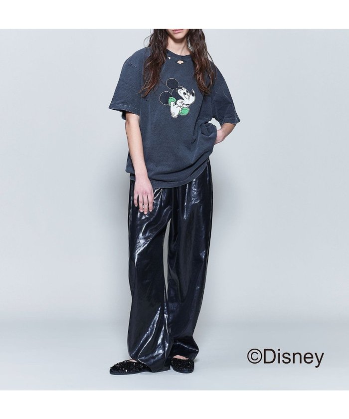 【ビューティ&ユース ユナイテッドアローズ/BEAUTY&YOUTH / UNITED ARROWS】の6(ROKU) MICKEY/Tシャツ インテリア・キッズ・メンズ・レディースファッション・服の通販 founy(ファニー) https://founy.com/ ファッション Fashion レディースファッション Fashion for Women トップス・カットソー Cut & Sew Tops シャツ・ブラウス・オフィスカジュアル Elegant Blouses & Button-Ups ロングTシャツ・Tシャツ Longline T-Shirts & Tees イラスト Illustration ダメージ Distressed, Destroyed プリント Print, Printed Pattern |ID: prp329100004537845 ipo3291000000034717501