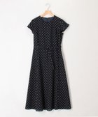 【ノーリーズ/NOLLEY'S】の麻調カルゼドットプリントフレアースカートワンピース ブルー系その他|ID: prp329100004537875 ipo3291000000032065788