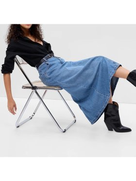 【ギャップ/GAP】のAラインデニムマキシスカート 人気、トレンドファッション・服の通販 founy(ファニー) ファッション Fashion レディースファッション WOMEN スカート Skirt サンダル Sandals タイツ Tights デニム Denim フレア Flare ロング Long |ID:prp329100004537925