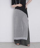 【レトロガール/RETRO GIRL】のlayered knit sk 人気、トレンドファッション・服の通販 founy(ファニー) ファッション Fashion レディースファッション WOMEN トップス・カットソー Tops/Tshirt ニット Knit Tops 2025年 2025 2025春夏・S/S Ss,Spring/Summer,2025 おすすめ Recommend サマー Summer シンプル Simple スリット Slit デニム Denim thumbnail ライトグレー|ID: prp329100004537948 ipo3291000000032105806