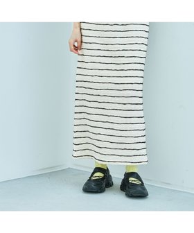 【ラコレ/LAKOLE】のカットシャーリングナロースカート 人気、トレンドファッション・服の通販 founy(ファニー) ファッション Fashion レディースファッション WOMEN スカート Skirt シンプル Simple スリット Slit フェミニン Feminine |ID:prp329100004537951
