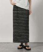 【ラコレ/LAKOLE】のカットシャーリングナロースカート 人気、トレンドファッション・服の通販 founy(ファニー) ファッション Fashion レディースファッション WOMEN スカート Skirt シンプル Simple スリット Slit フェミニン Feminine thumbnail ブラックボーダー|ID: prp329100004537951 ipo3291000000032355728