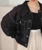 【バブ ブージュルード/Bab Bou Jeloud】のシアーシャツブルゾン 人気、トレンドファッション・服の通販 founy(ファニー) ファッション Fashion レディースファッション Fashion for Women アウター Coat / Outerwear Collection ブルゾンジャケット・スポーティアウター Blouson Jackets トップス・カットソー Cut & Sew Tops シャツ・ブラウス・オフィスカジュアル Elegant Blouses & Button-Ups おすすめ Recommended / Our Picks オーガンジー Organza Fabric クール Cool, Chic シアー Sheer, See-Through ショート Short, Short Length シンプル Simple, Minimal ジャケット Jacket, Outerwear ジーンズ Jeans, Denim Pants スラックス Slacks, Dress Pants デニム Denim, Jeans Material バランス Balance, Style Balance ブルゾン Blouson, Bomber Jacket thumbnail BLACK|ID: prp329100004537971 ipo3291000000033057632