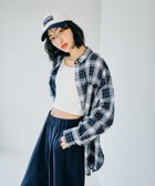 【レプシィム ローリーズファーム/LEPSIM LOWRYS FARM】のチェックシャツ ブルー85|ID: prp329100004537983 ipo3291000000032066439
