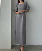 【ジュノア/JUNOAH】のLouereペチスカートsetワンピース ブルーグレー|ID: prp329100004537984 ipo3291000000033846756