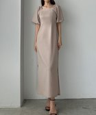 【ジュノア/JUNOAH】のLouereペチスカートsetワンピース グレージュ|ID: prp329100004537984 ipo3291000000033846758