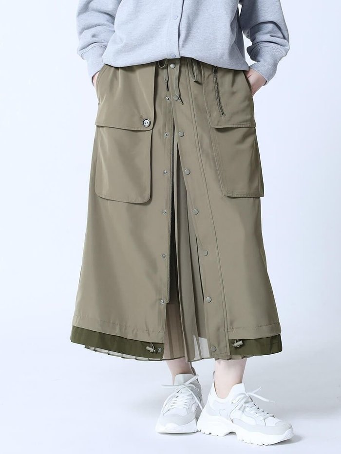 【ラシュッド/LASUD】のボタンスリットプリーツスカート インテリア・キッズ・メンズ・レディースファッション・服の通販 founy(ファニー) https://founy.com/ ファッション Fashion レディースファッション Ladies' Fashion Online スカート Skirt プリーツスカート Pleated Skirts スリット Slit パターン Pattern フロント Front プリーツ Pleats |ID: prp329100004537985 ipo3291000000032655902