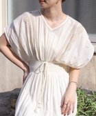【バブ ブージュルード/Bab Bou Jeloud】の【低身長向けサイズあり】フロント刺繍ウエストシャーリングワンピース 人気、トレンドファッション・服の通販 founy(ファニー) ファッション Fashion レディースファッション WOMEN ワンピース Dress インド India オリエンタル Oriental サンダル Sandals シアー Sheer シャーリング Shirring シューズ Shoes スニーカー Sneakers デコルテ Decolletage フラット Flat フロント Front ペチコート Petticoat ロング Long 夏 Summer エレガント 上品 Elegant thumbnail IVORY|ID: prp329100004538002 ipo3291000000032066525