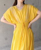 【バブ ブージュルード/Bab Bou Jeloud】の【低身長向けサイズあり】フロント刺繍ウエストシャーリングワンピース 人気、トレンドファッション・服の通販 founy(ファニー) ファッション Fashion レディースファッション WOMEN ワンピース Dress インド India オリエンタル Oriental サンダル Sandals シアー Sheer シャーリング Shirring シューズ Shoes スニーカー Sneakers デコルテ Decolletage フラット Flat フロント Front ペチコート Petticoat ロング Long 夏 Summer エレガント 上品 Elegant thumbnail YELLOW|ID: prp329100004538002 ipo3291000000032066526