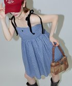 【フリークスストア/FREAK'S STORE】のベロアリボン ミニ キャミワンピース 限定展開 25SS ブルー|ID: prp329100004538006 ipo3291000000032748259