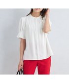 【その他のブランド/Other】の袖 タック ショート スリーブ ブラウス -マシンウォッシャブル- WHITE|ID: prp329100004538043 ipo3291000000032609993