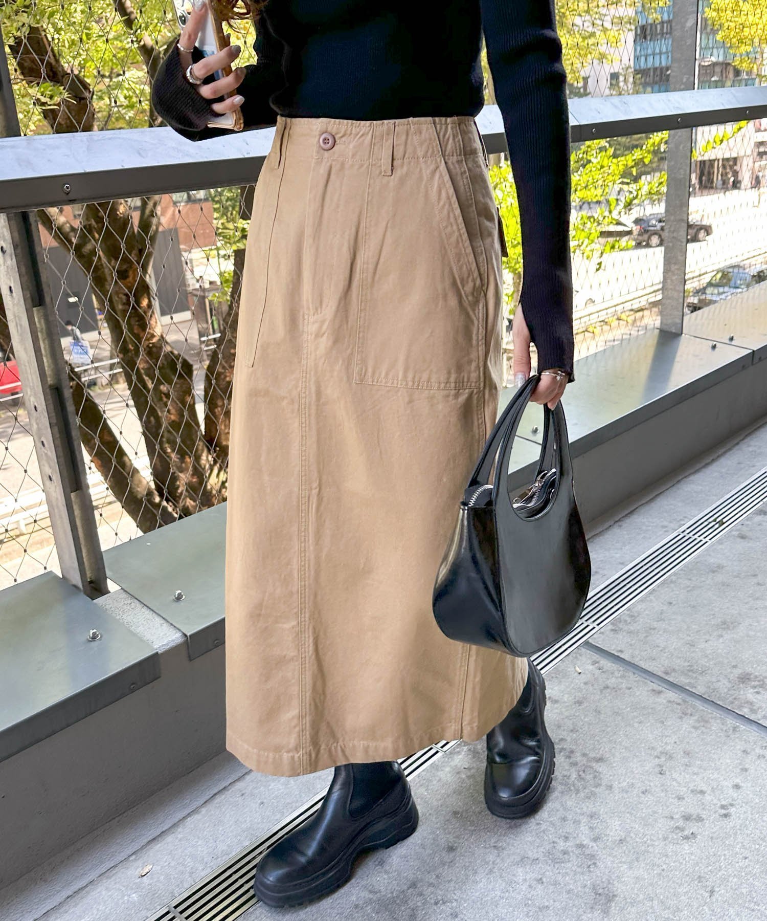 【その他のブランド/Other】のハイウエスト ベイカー スカート インテリア・キッズ・メンズ・レディースファッション・服の通販 founy(ファニー) 　ファッション　Fashion　レディースファッション　Ladies' Fashion Online　スカート　Skirt　おすすめ　Recommend　スリット　Slit　デニム　Denim　バランス　Balance　ボトム　Bottom　ベージュ|ID: prp329100004538053 ipo3291000000032639569