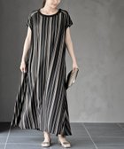 【アールピーエス/rps】のリブ切替レーヨンワイドワンピース 人気、トレンドファッション・服の通販 founy(ファニー) ファッション Fashion レディースファッション Fashion for Women ワンピース Dresses なめらか Smooth, Silky Texture インド Indian Textile ギャザー Gathered, Ruffled フレア Flare, Flared ポケット Pocket, Pocket Detail リラックス Relax, Relaxed Fit 切替 Switching, Contrast Panel thumbnail ストライプ|ID: prp329100004538070 ipo3291000000032708233
