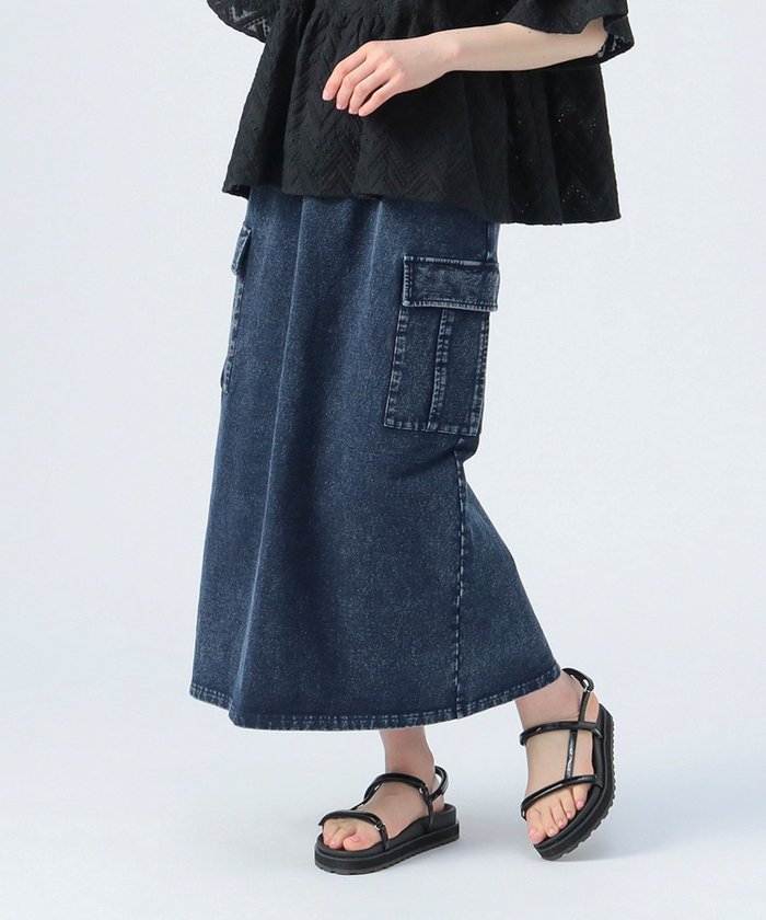 【ビームス ハート/BEAMS HEART】のカットデニム ロングスカート インテリア・キッズ・メンズ・レディースファッション・服の通販 founy(ファニー) https://founy.com/ ファッション Fashion レディースファッション Fashion for Women スカート Skirts ロングスカート Long Skirts / Maxi & Midi Skirts クール Cool, Chic シンプル Simple, Minimal ジャケット Jacket, Outerwear スウェット / スエット Sweatshirt, Sweatwear デニム Denim, Jeans Material ポケット Pocket, Pocket Detail ロング Long, Long-Length |ID: prp329100004538071 ipo3291000000032724123