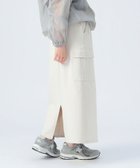 【ビームス ハート/BEAMS HEART】のカットデニム ロングスカート IVORY|ID: prp329100004538071 ipo3291000000032724131