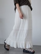 【エヘカソポ/ehka sopo】の◎シャーリングナロースカート 人気、トレンドファッション・服の通販 founy(ファニー) ファッション Fashion レディースファッション WOMEN スカート Skirt ギャザー Gather シャーリング Shirring スマート Smart フリル Frills エレガント 上品 Elegant thumbnail オフホワイト|ID: prp329100004538073 ipo3291000000032291703