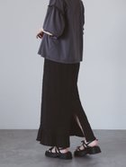 【エヘカソポ/ehka sopo】の◎シャーリングナロースカート 人気、トレンドファッション・服の通販 founy(ファニー) ファッション Fashion レディースファッション WOMEN スカート Skirt ギャザー Gather シャーリング Shirring スマート Smart フリル Frills エレガント 上品 Elegant thumbnail ブラック|ID: prp329100004538073 ipo3291000000032291707