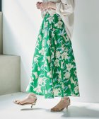 【ルクールブラン/le.coeur blanc】の手洗い可能 カラービッグフラワーフレアスカート 人気、トレンドファッション・服の通販 founy(ファニー) ファッション Fashion レディースファッション Fashion for Women スカート Skirts Aライン・フレアスカート A-Line & Flared Skirts おすすめ Recommended / Our Picks カラフル Colorful Design シンプル Simple, Minimal スウェット / スエット Sweatshirt, Sweatwear ストレート Straight, Straight Cut トレンド Trend, Trending Now フェミニン Feminine, Girly フレア Flare, Flared 夏 Summer 春 Spring thumbnail グリーン柄|ID: prp329100004538079 ipo3291000000033234994
