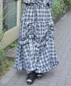 【アクシーズファム/axes femme】のドロストティアードSK 人気、トレンドファッション・服の通販 founy(ファニー) ファッション Fashion レディースファッション Fashion for Women スカート Skirts おすすめ Recommended / Our Picks ショート Short, Short Length セットアップ Set-Up, Coordinated Outfit チェック Check, Plaid, Tartan フェミニン Feminine, Girly 今季 This Season, Current Season thumbnail 紺|ID: prp329100004538093 ipo3291000000033175851