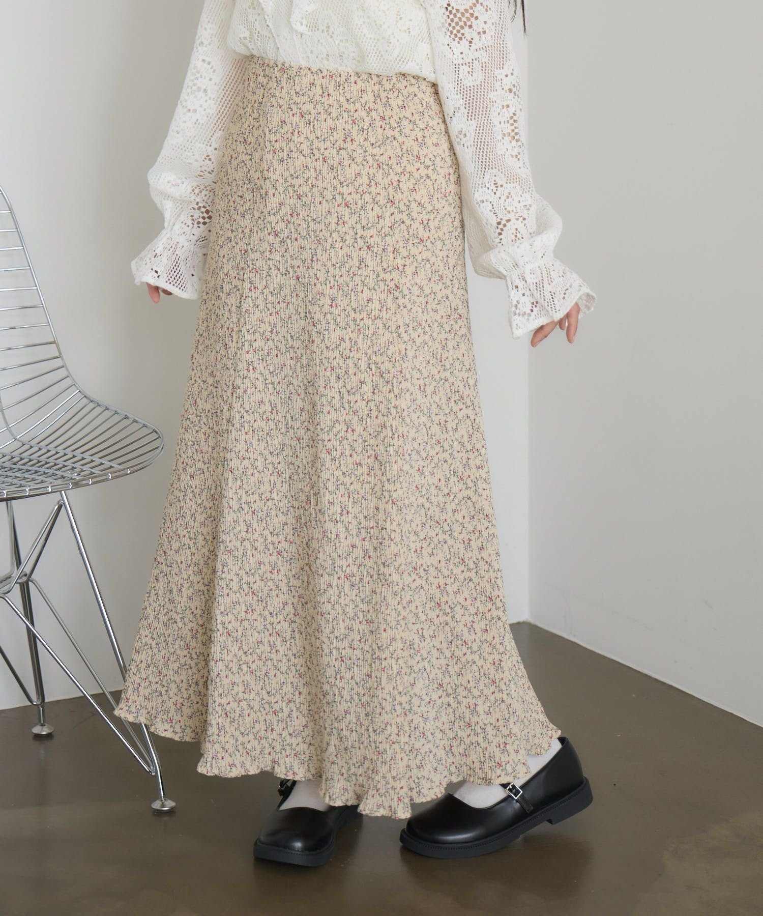【レトロガール/RETRO GIRL】のアソート細プリーツSK インテリア・キッズ・メンズ・レディースファッション・服の通販 founy(ファニー) 　ファッション　Fashion　レディースファッション　Fashion for Women　スカート　Skirts　おすすめ　Recommended / Our Picks　シンプル　Simple, Minimal　トレンド　Trend, Trending Now　プリーツ　Pleats, Pleated　ベーシック　Basic, Essential　ロング　Long, Long-Length　夏　Summer　春　Spring　S/S・春夏　SS, Spring/Summer, Warm Season　無地　Plain, Solid Color　ブラウン/柄|ID: prp329100004538124 ipo3291000000032725359