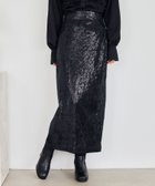 【ミスティ ウーマン/mysty woman】のスパンコールナロースカート 人気、トレンドファッション・服の通販 founy(ファニー) ファッション Fashion レディースファッション WOMEN スカート Skirt おすすめ Recommend ジップ Zip スパンコール Sequins ダウン Down ロング Long 楽ちん Easy thumbnail ブラック09|ID: prp329100004538162 ipo3291000000032067415