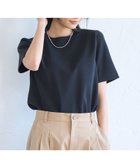 【コーエン/COEN】のサラコソウバリクルー5分袖サマーニット BLACK|ID: prp329100004538172 ipo3291000000032751289