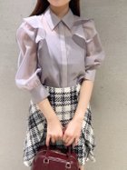 【スナイデル/SNIDEL】のオーガンジーフリルブラウス 人気、トレンドファッション・服の通販 founy(ファニー) ファッション Fashion レディースファッション Fashion for Women トップス・カットソー Cut & Sew Tops シャツ・ブラウス・オフィスカジュアル Elegant Blouses & Button-Ups インナー Innerwear オーガンジー Organza Fabric キャミソール Camisole, Spaghetti Strap Top サテン Satin, Glossy Fabric シアー Sheer, See-Through デコルテ Décolleté, Neckline トレンド Trend, Trending Now フェミニン Feminine, Girly フラワー Flower, Floral フリル Frill, Ruffle プリント Print, Printed Pattern ラベンダー Lavender ロマンティック Romantic, Feminine Style エレガント 上品 Elegant 春 Spring thumbnail LAV[071]|ID: prp329100004538182 ipo3291000000032970623