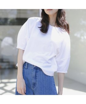 【ビーミングライフストアバイビームス/B:MING LIFE STORE by BEAMS】の【+15%ポイントバック】シルケット ワイドスリーブ Tシャツ 25SS 夏まで使える きれいめ ウォッシャブル 母の日 人気、トレンドファッション・服の通販 founy(ファニー) ファッション Fashion レディースファッション WOMEN トップス・カットソー Tops/Tshirt シャツ/ブラウス Shirts/Blouses ロング / Tシャツ T-Shirts バッグ Bag インナー Inner ウォッシャブル Washable 春 Spring カーゴパンツ Cargo Pants クール Cool シルケット Mercerization シンプル Simple スリーブ Sleeve とろみ Thickness デニム Denim 定番 Standard 人気 Popularity バランス Balance ロング Long ワイド Wide おすすめ Recommend 夏 Summer 2025年 2025 2025春夏・S/S Ss,Spring/Summer,2025 |ID:prp329100004538195