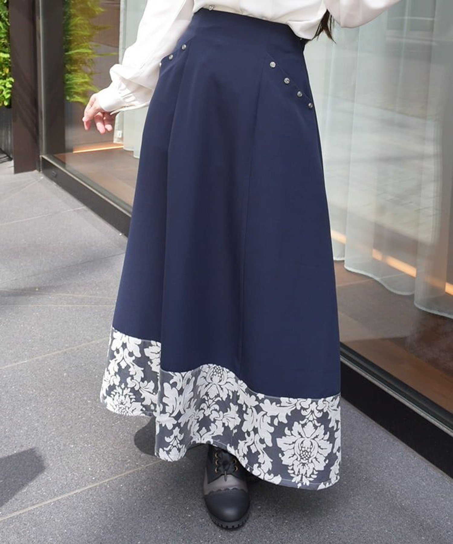 【アクシーズファム/axes femme】のオパール切替ペンシルスカート インテリア・キッズ・メンズ・レディースファッション・服の通販 founy(ファニー) 　ファッション　Fashion　レディースファッション　Fashion for Women　スカート　Skirts　スタイリッシュ　Stylish, Fashionable　ペンシル　Pencil, Pencil Skirt　切替　Switching, Contrast Panel　紺|ID: prp329100004538214 ipo3291000000033221557