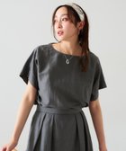 【アンタイトル/UNTITLED】の【セットアップ可能/手洗い可】リネン混 ボートネックTブラウス 人気、トレンドファッション・服の通販 founy(ファニー) ファッション Fashion レディースファッション Fashion for Women トップス・カットソー Cut & Sew Tops シャツ・ブラウス・オフィスカジュアル Elegant Blouses & Button-Ups おすすめ Recommended / Our Picks シアー Sheer, See-Through セットアップ Set-Up, Coordinated Outfit トレンド Trend, Trending Now ベーシック Basic, Essential ミックス Mix, Mixed Style リネン Linen, Linen Fabric thumbnail チャコールグレー|ID: prp329100004538231 ipo3291000000033718368