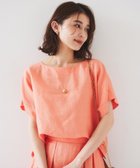 【アンタイトル/UNTITLED】の【セットアップ可能/手洗い可】リネン混 ボートネックTブラウス 人気、トレンドファッション・服の通販 founy(ファニー) ファッション Fashion レディースファッション Fashion for Women トップス・カットソー Cut & Sew Tops シャツ・ブラウス・オフィスカジュアル Elegant Blouses & Button-Ups おすすめ Recommended / Our Picks シアー Sheer, See-Through セットアップ Set-Up, Coordinated Outfit トレンド Trend, Trending Now ベーシック Basic, Essential ミックス Mix, Mixed Style リネン Linen, Linen Fabric thumbnail オレンジ|ID: prp329100004538231 ipo3291000000033718371
