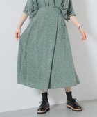 【その他のブランド/Other】の更紗花柄 ラップ風スカート GREEN|ID: prp329100004538239 ipo3291000000032067826