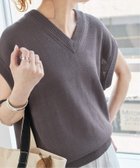 【スピック&スパン/Spick & Span】のコットンシルクリネンニットベスト グレー|ID: prp329100004538250 ipo3291000000032674398