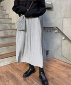 【ミニミニストア/miniministore】のプリーツスカート レディース ライトグレー|ID: prp329100004538294 ipo3291000000032526990