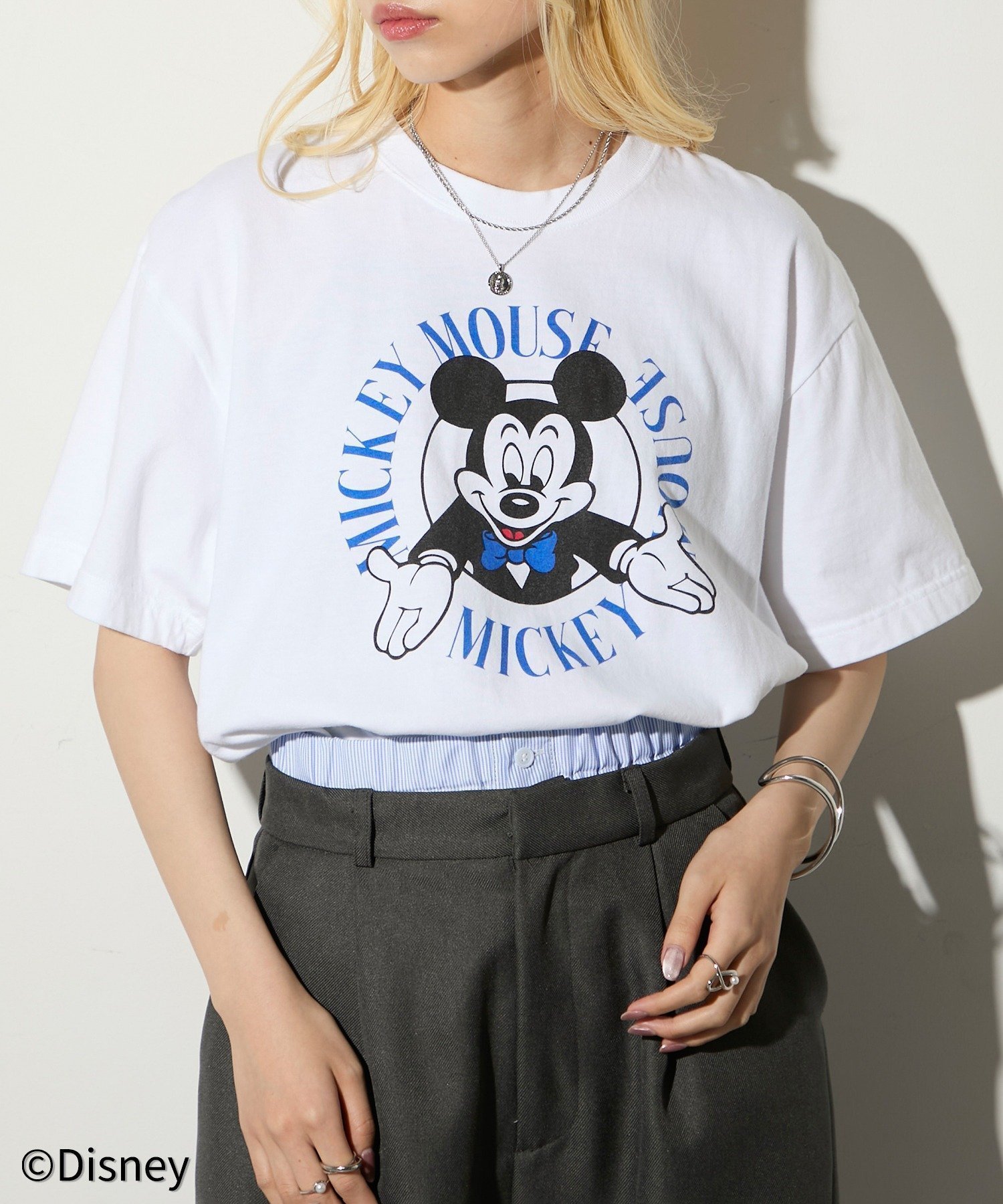 【カセットチャート/Cassette Chart】のGOOD ROCK SPEED/Disney Mickey Mouse ミッキーマウスTシャツ 人気、トレンドファッション・服の通販 founy(ファニー) 　ファッション　Fashion　レディースファッション　Fashion for Women　トップス・カットソー　Cut & Sew Tops　シャツ・ブラウス・オフィスカジュアル　Elegant Blouses & Button-Ups　ロングTシャツ・Tシャツ　Longline T-Shirts & Tees　ヴィンテージ　Vintage Style　キャラクター　Character, Licensed Characters　グラフィック　Graphic, Graphic Design　コレクション　Collection, Seasonal Line　ジャケット　Jacket, Outerwear　プリント　Print, Printed Pattern　再入荷　Restock / Back in Stock　おすすめ　Recommended / Our Picks　 other-1|ID: prp329100004538314 ipo3291000000033537897