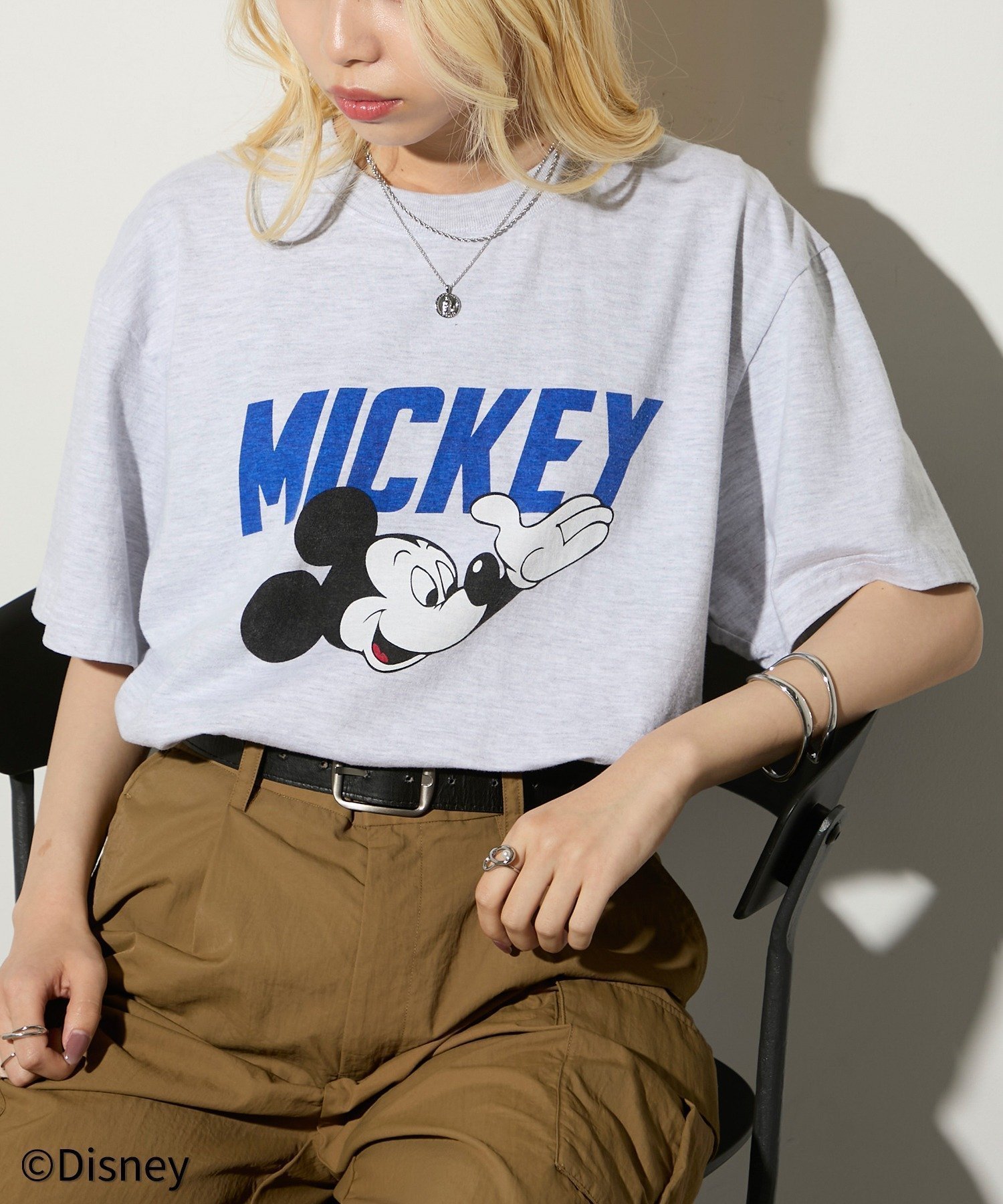 【カセットチャート/Cassette Chart】のGOOD ROCK SPEED/Disney Mickey Mouse ミッキーマウスTシャツ インテリア・キッズ・メンズ・レディースファッション・服の通販 founy(ファニー) 　ファッション　Fashion　レディースファッション　Fashion for Women　トップス・カットソー　Cut & Sew Tops　シャツ・ブラウス・オフィスカジュアル　Elegant Blouses & Button-Ups　ロングTシャツ・Tシャツ　Longline T-Shirts & Tees　ヴィンテージ　Vintage Style　キャラクター　Character, Licensed Characters　グラフィック　Graphic, Graphic Design　コレクション　Collection, Seasonal Line　ジャケット　Jacket, Outerwear　プリント　Print, Printed Pattern　再入荷　Restock / Back in Stock　おすすめ　Recommended / Our Picks　GRY1|ID: prp329100004538314 ipo3291000000033537914